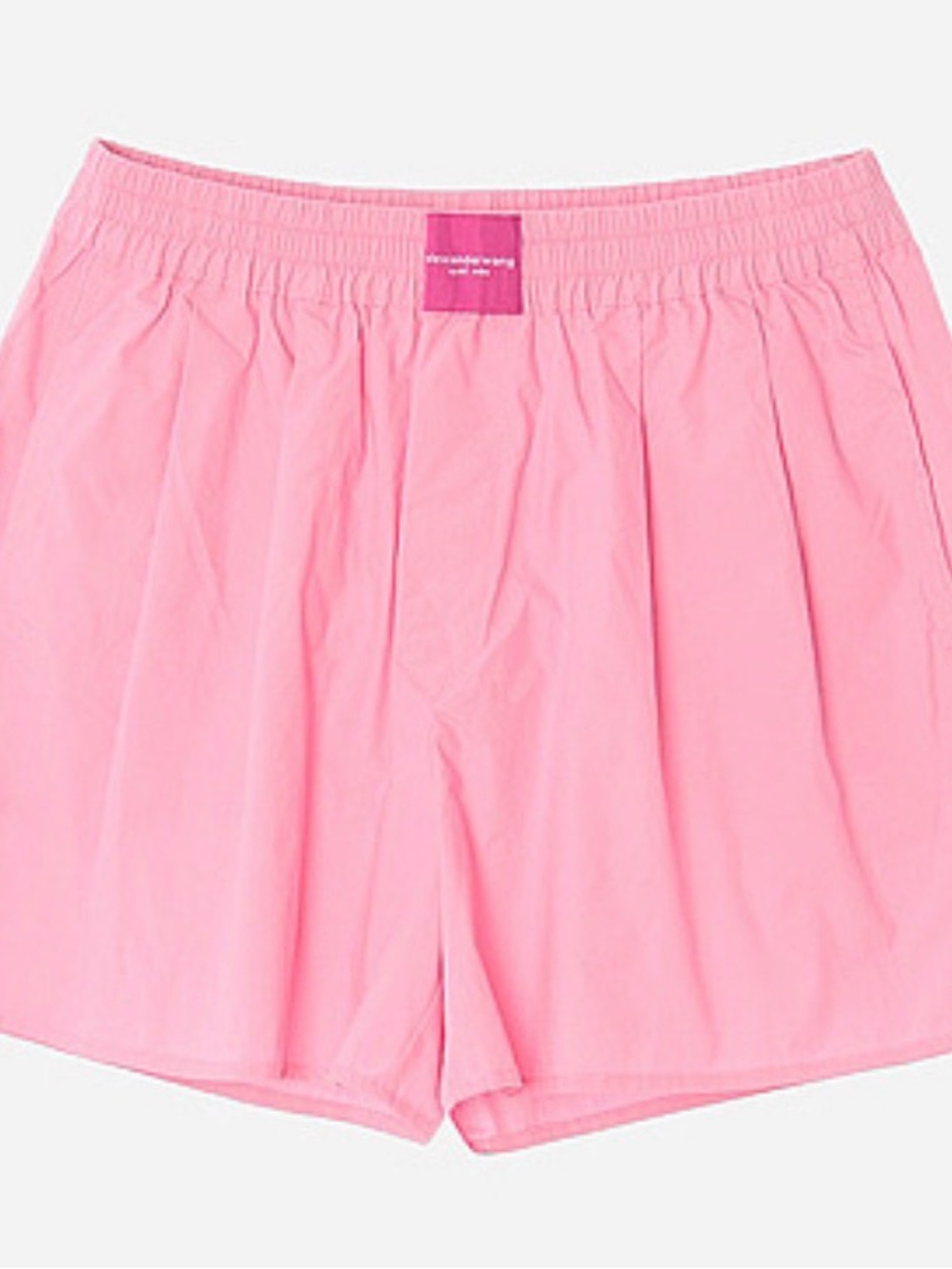 Alexander Wang Pink Elastic Waist Shorts